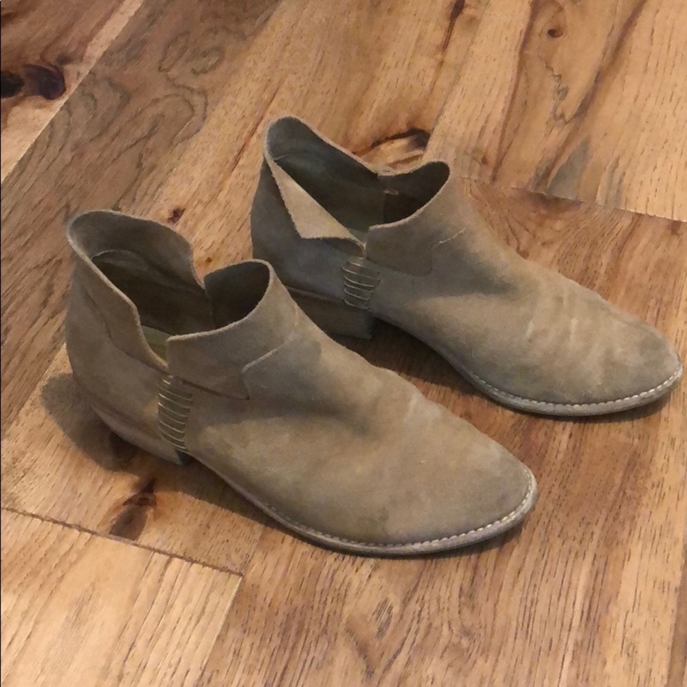 Dolce Vita Tan Beige Camel Ankle Boot Women Sz 6